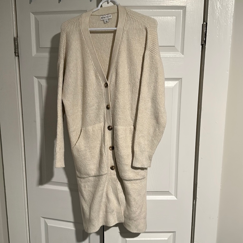 EUC Ava & Viv chunky cardigan